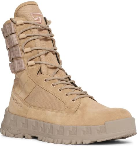 versace combat boots military|Versace combat boots army.